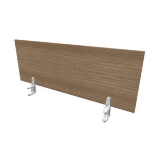 Pannello divisorio in melaminico Noce canaletto per scrivanie singole 120xh.42 cm Practika Quadrifoglio - CODI120-NO-0