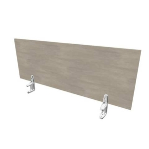 Pannello divisorio in melaminico cemento per scrivanie singole 120xh.42 cm linea Practika Quadrifoglio - CODI120-CL-0