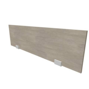 Pannello divisorio in melaminico cemento per bench 120xh.35 cm linea Practika Quadrifoglio - CODB120-CL-0