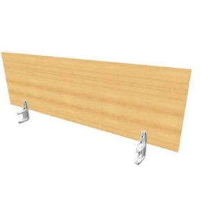 Pannello divisorio in melaminico Faggio per scrivanie singole 140xh.42 cm linea Practika Quadrifoglio - CODI140-FA-0