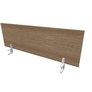 Pannello divisorio in melaminico Noce canaletto per scrivanie singole 140xh.42 cm Practika Quadrifoglio - CODI140-NO-0