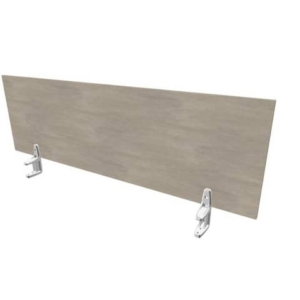 Pannello divisorio in melaminico cemento per scrivanie singole 140xh.42 cm linea Practika Quadrifoglio - CODI140-CL-0
