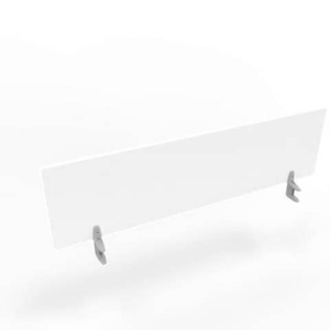 Pannello divisorio in melaminico Bianco per scrivanie singole 160xh.42 cm linea Practika Quadrifoglio - CODI160-BA-0