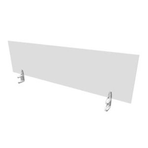 Pannello divisorio in melaminico Grigio per scrivanie singole 160xh.42 cm linea Practika Quadrifoglio - CODI160-GR-0