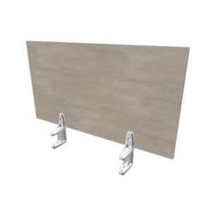 Pannello divisorio in melaminico cemento per scrivanie singole 80xh.42 cm linea Practika Quadrifoglio - CODI080-CL-0