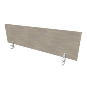 Pannello divisorio in melaminico cemento per scrivanie singole 160xh.42 cm linea Practika Quadrifoglio - CODI160-CL-0