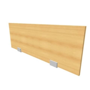 Pannello divisorio in melaminico Faggio per bench 100xh.35 cm linea Practika Quadrifoglio - CODB100-FA-0