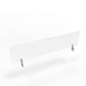 Pannello divisorio in melaminico Bianco per scrivanie singole 180xh.42 cm linea Practika Quadrifoglio - CODI180-BA-0
