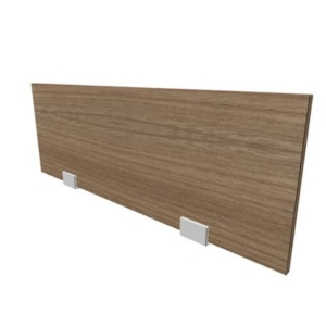 Pannello divisorio in melaminico Noce per bench 100xh.35 cm linea Practika Quadrifoglio - CODB100-NO-0
