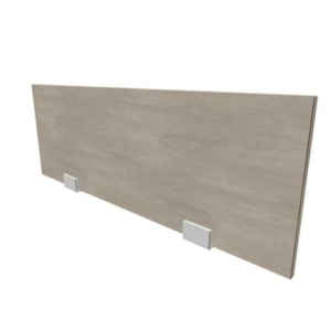 Pannello divisorio in melaminico cemento per bench 100xh.35 cm linea Practika Quadrifoglio - CODB100-CL-0