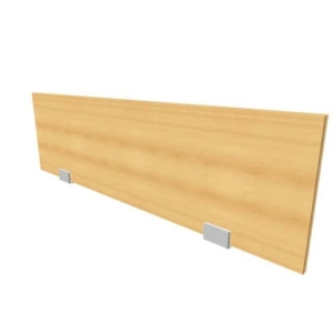Pannello divisorio in melaminico Faggio per bench 120xh.35 cm linea Practika Quadrifoglio - CODB120-FA-0