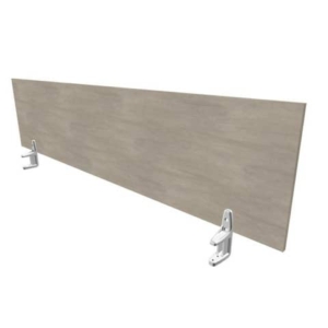 Pannello divisorio in melaminico cemento per scrivanie singole 180xh.42 cm linea Practika Quadrifoglio - CODI180-CL-0
