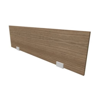Pannello divisorio in melaminico Noce per bench 120xh.35 cm linea Practika Quadrifoglio - CODB120-NO-0