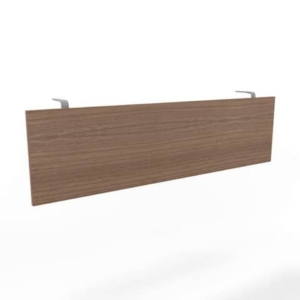 Pannello frontale in melaminico Noce canaletto 128,7xh.35,1 cm per scrivanie Practika Quadrifoglio COFRA160-NO-0