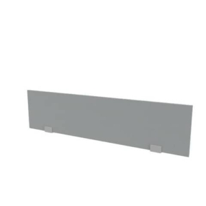 Pannello divisorio rivestito in tessuto Grigio 140xh.32 cm per bench linea Practika Quadrifoglio - CODBT140-B01-012-0