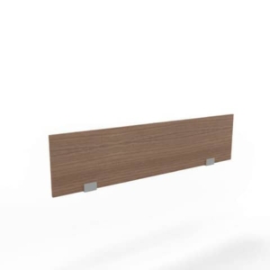 Pannello divisorio in melaminico Noce per bench 140xh.35 cm linea Practika Quadrifoglio - CODB140-NO-0