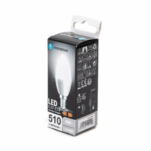 Lampadina a goccia LED C37 E14 6W 510 lumen Aigostar luce fredda B10105MQN-0