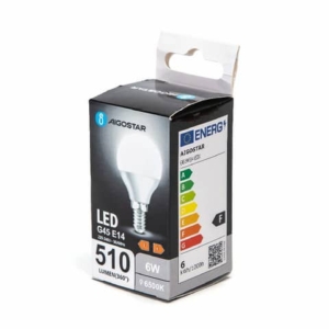 Lampadina LED G45 E14 6W - 510 lumen Aigostar luce fredda B10105MQR-0