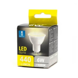Lampadina LED GU10 6W - 480 lumen Aigostar luce naturale B10107UWY-0