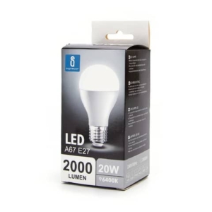 Lampadina LED A67 E27 20W - 2100 lumen Aigostar luce fredda B10105QNR-0