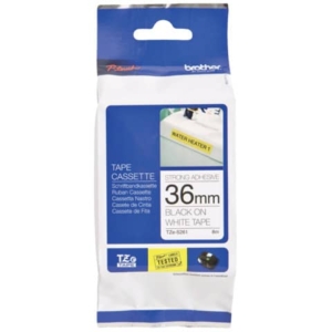 Nastro laminato per etichettarice - Brother 36 mm x 8 m nero/bianco - TZe-261 - LoveOffice