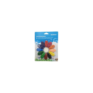 Pastelli a cera a gocce Donau in blister da 12 pezzi in colori assortiti - 330205 - LoveOffice