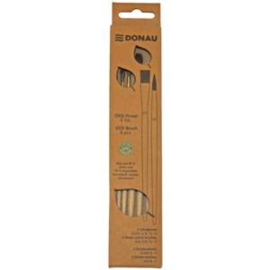 Set pennelli scolastici Donau ÖKO conf. 6 pz. naturale 330399 - LoveOffice