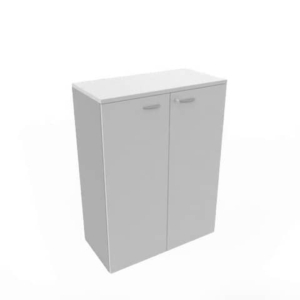 Armadio medio con ante battenti grigio scocca trama antracite 90x45xH.123
