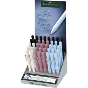 Espositore 40 penne a sfera a scatto Faber-Castell Grip 2010 Harmony colori assortiti - 243918 - LoveOffice