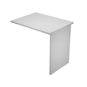 Allungo scrivania gamba pannello in melaminico in tinta 80x60xH.72 cm Presto grigio - ALL-PR-9 - LoveOffice