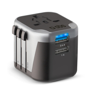 Adattatore universale per prese estere SBS 2 USB 2.1 A - nero TEADAPT2USBUNI - LoveOffice