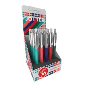 Espositore 20 penne a sfera Parker Jotter Originals - colori fusto assortiti - 2206123 - LoveOffice