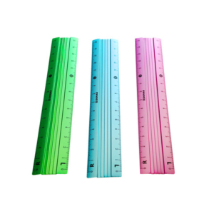 Righello in alluminio colorato da 15 cm Donau - conf. da 12 pezzi in 3 colori assortiti - 322294099 - LoveOffice
