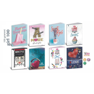 Maxi quaderno Blasetti  Girl A4 100 g - conf. 10 pz - 10 mm 7462 - LoveOffice