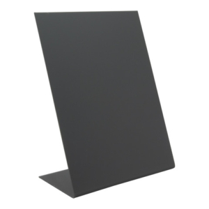 Lavagnette da tavolo a L Securit® in acrilico nero - A5 - conf. 3 pezzi - TBA-BL-A5 - LoveOffice