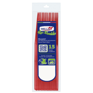Coltelli compact in polistirene Dopla Reusable 180 mm conf. 15 pz rosso 03954 - LoveOffice