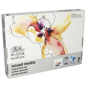 Confezione Winsor&Newton Mixed media Wtaecolour Set - 7 pezzi - soggetti assortiti - 0290181 - LoveOffice