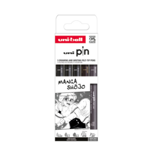 Fineliner Pin Manga Shojo Uni Mitsubishi - conf. 12 pz - punte assortite M PIN ASP016 - LoveOffice