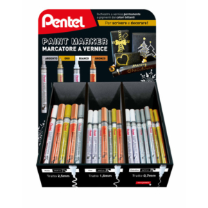 Espositore 78 pennarelli Pentel Paint Marker colori assortiti 0022449 - LoveOffice