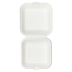 Contenitori hamburger in bagassa sbiancata Ferrari Bio conf. 100 pz 150x150x80 mm - FBIO23 - LoveOffice