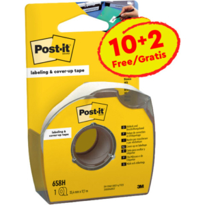 Nastro adesivo per correzione Post-it® Cover Up in carta removibile 25