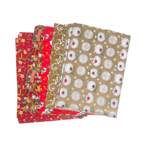 Carta regalo Bolis in fogli fantasia Christmas - conf. 25 pz - 1x1