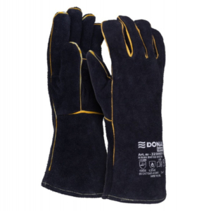 Guanti da lavoro per saldatura MIG in pelle bovina Donau Safety nero conf. 12 pz Tg. 10/XL - 32185631-10 - LoveOffice