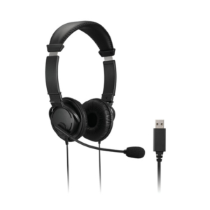 Cuffie con filo USB-A Kensington con microfono e controllo del volume nero K33065WW - LoveOffice