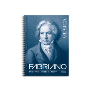 Quaderno musica spiralato Fabriano A4 - 90 g/m² - 64 fogli 19100756 - LoveOffice