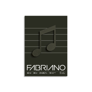 Quaderno musica punto metallico Fabriano A4 - 32 fogli 19100768 - LoveOffice