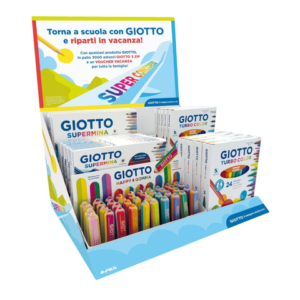 Espositore 70 articoli Giotto - colori assortiti - CONCORSO A PREMI F984200 - LoveOffice