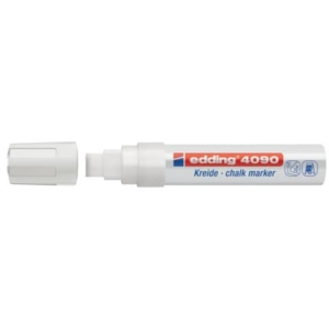 Marcatore a gesso liquido edding 4090 punta scalpello 4-15 mm bianco E-4090 049 - LoveOffice