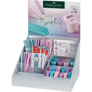 Espositore 236 matite in grafite Faber-Castell Sparkle - colori fusto assortiti - 118247 - LoveOffice