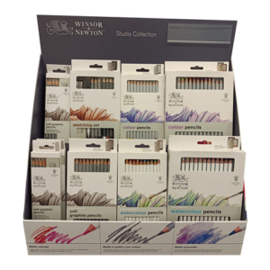 Espositore 35 confezioni di matite Winsor&Newton assortite 7654410 - LoveOffice